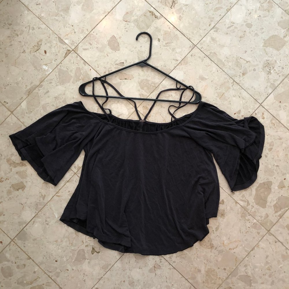 Freepeople off the shoulder Shirt